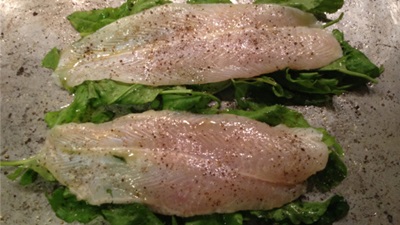 Fillets of Sole with Sorrel 