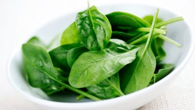Spinach- a food rich in Vitamin A