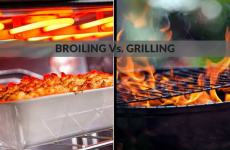 Broiling Vs. Grilling